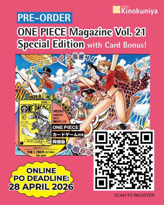PRE-ORDER ONE PIECE Magazine Vol. 21 Special Edition with Card Bonus